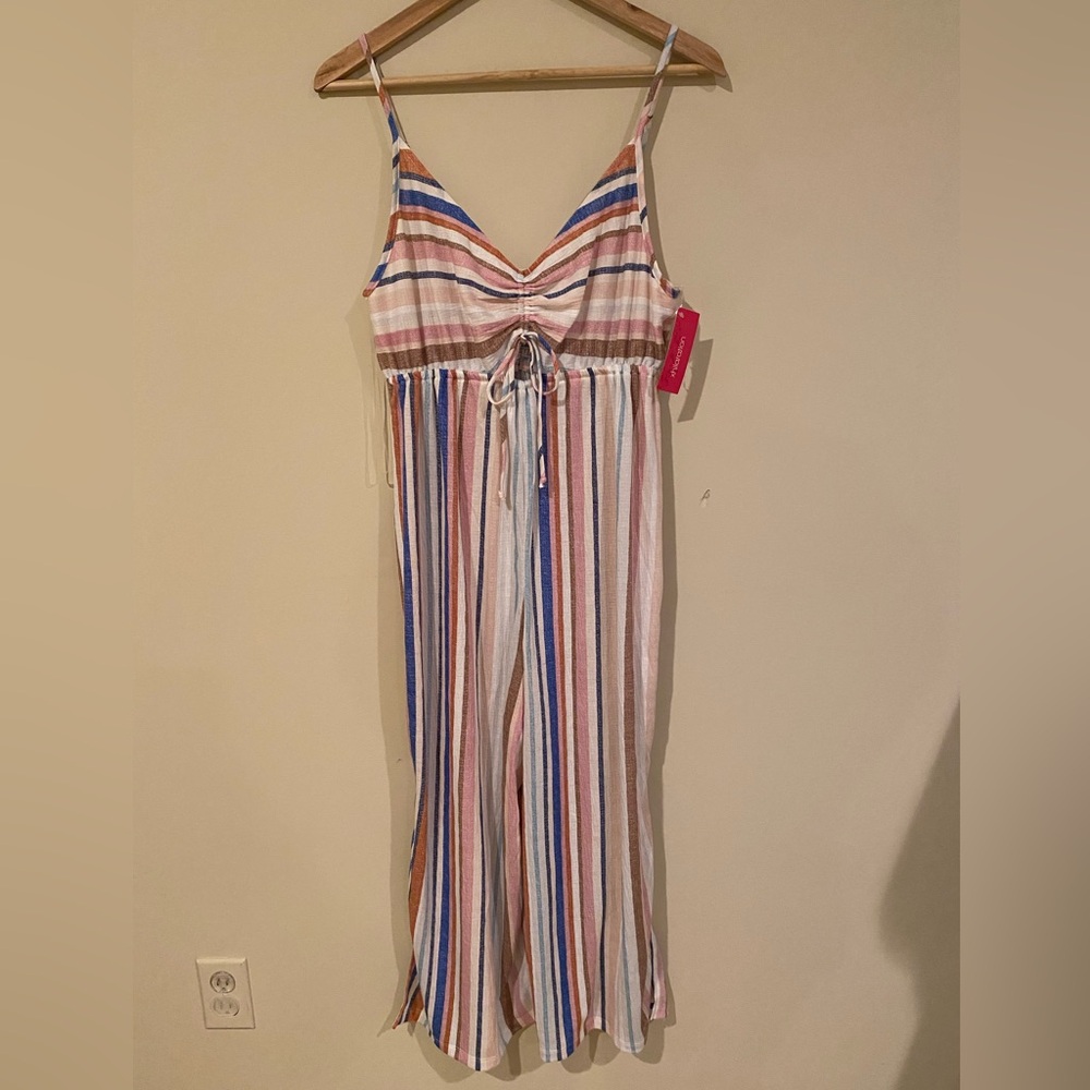 NWT Striped jumpsuit